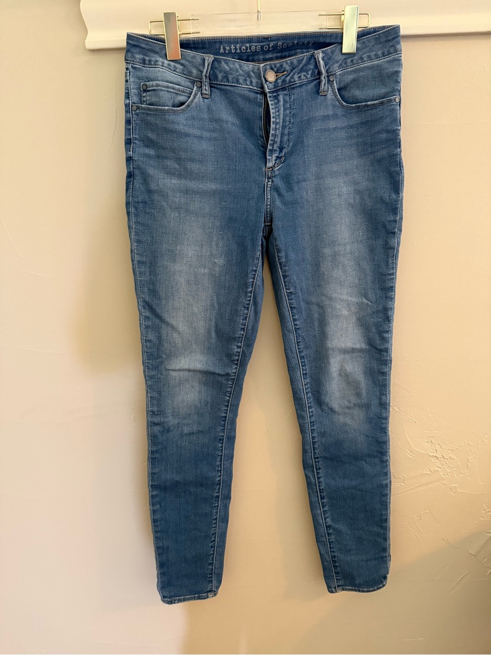 Articles Of Society Mid Blue Skinny Jeans